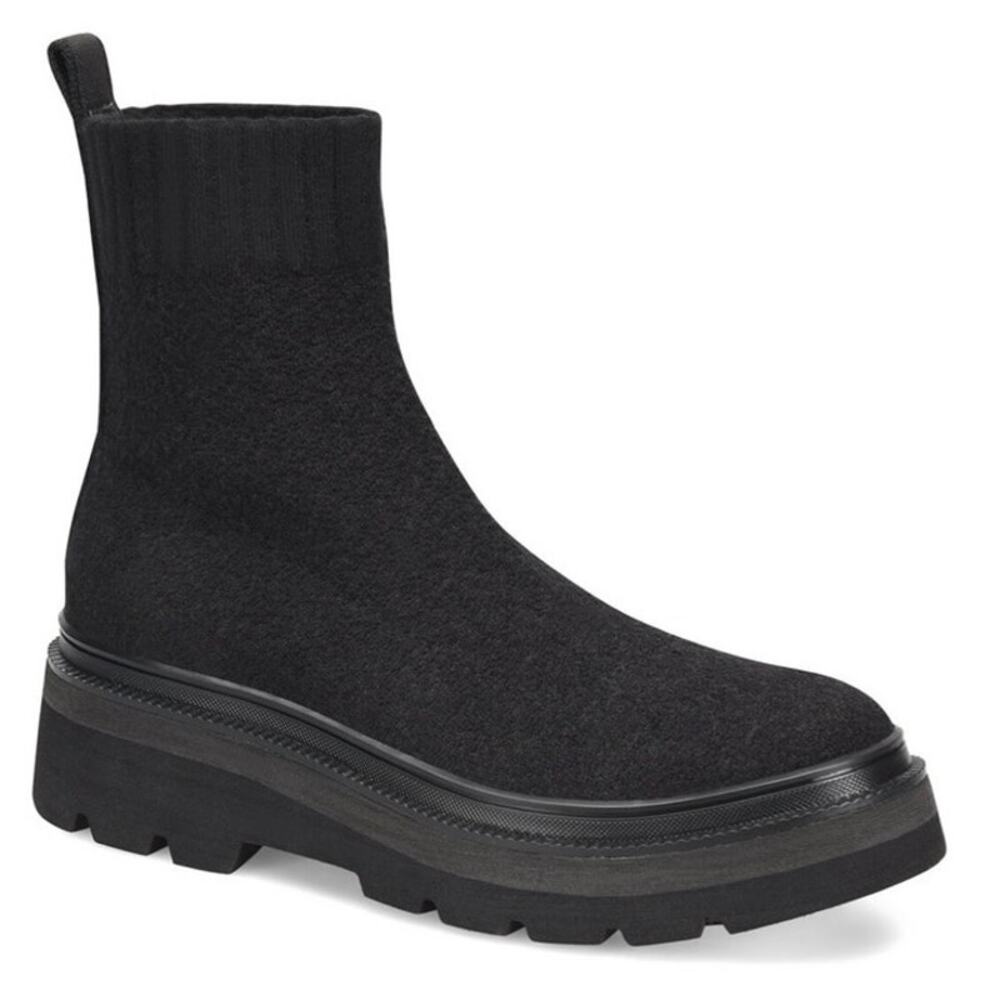 NWT Sofft Provea Knit Boot in Black SZ 8.5